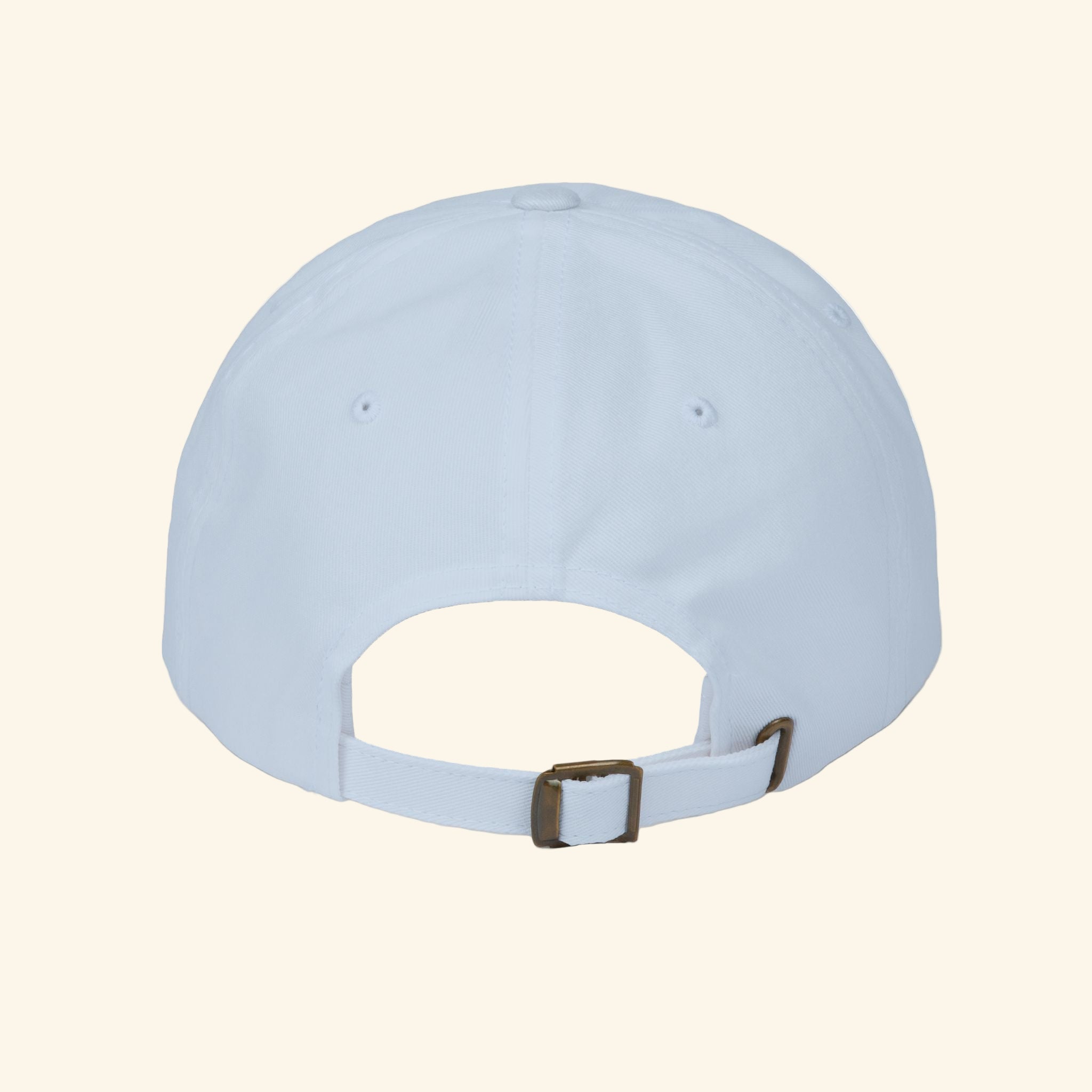 Light blue baseball cap on a white background